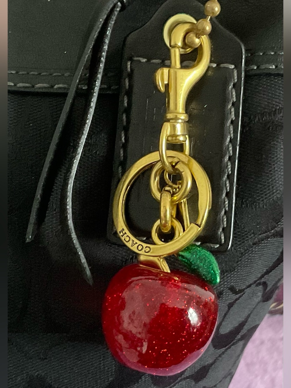 Key Chain, Bag Charm - Apple 🍎